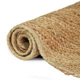 Area Rugs Rectangular Brown 100 x 200 cm Jute 42010518