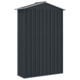 Garden Shed Anthracite 116x45x175 cm Galvanised Steel 46303