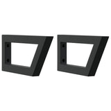Basin Shelf Wall Mounted Steel and Solid Wood Oak 3302335