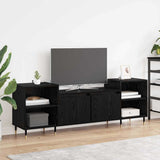 TV Cabinet Black Oak 160 x 35 x 55 cm Engineered Wood 882725