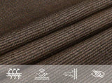 Sunshade Sail 160 g/m Brown 5x6 m HDPE 311796