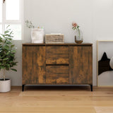 Sideboard Smoked Oak 102x35x70 cm Engineered Wood 815165