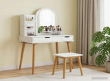 Dressing Table Set FAUSKE 3 pcs White 76 x 50 x 143 cm 3438580