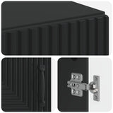 Bathroom Storage Cainet HAARLEM Black 59.5 x 31 x 80 cm 896836