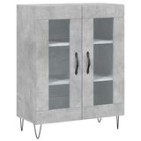 Highboard Concrete Grey 69.5x34x180 cm Engineered Wood 3199653