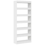 Book Cabinet with Shelf White 80 x 30 x 198 cm Engineered Wood 3333916