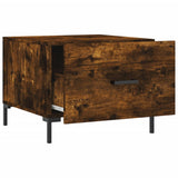 Coffee Tables 2 pcs Smoked Oak 50x50x40 cm Engineered Wood 829407