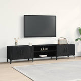 TV Cabinet Black Oak 180 x 31.5 x 40 cm Engineered Wood 862818