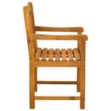Garden Chairs 6 pcs Natural Solid Acacia Wood 3416304