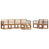 Outdoor Sofa Set 7 pcs Natural 3366052