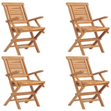 5 Piece Garden Dining Set Solid Wood Teak 3155035