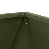 Planter Olive Green 50 x 50 x 50 cm Steel 883842
