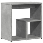 ZNTS Side Tables 2 pcs Concrete Grey 50x30x50 cm Engineered Wood 840562