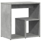 ZNTS Side Tables 2 pcs Concrete Grey 50x30x50 cm Engineered Wood 840562