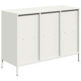 ZNTS Sideboard White 101.5x39x73.5 cm Cold-rolled Steel 851369