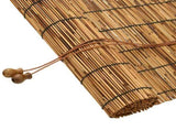 Roller Blind Brown 120 x 220 cm Reed 42034661