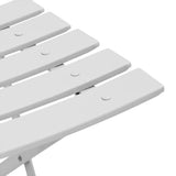 Garden Folding Chair Folding 2 pcs White 42 x 46 x 82cm Metal 42002956