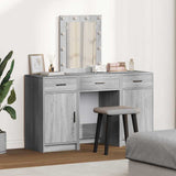 Dressing Table with Door Grey 50 x 41 x 135 cm Engineered Wood 3334259