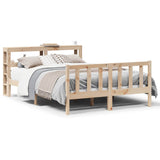 Bed Frame without Mattress 140x200 cm Solid Wood Pine 3305761