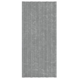 Roof Panels 12 pcs Galvanised Steel Silver 100x45 cm 317221