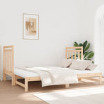 ZNTS Pull-out Day Bed without Mattress 2x cm 3124772