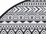 Outdoor Carpet ARAKIL Black 200 cm PP 368516
