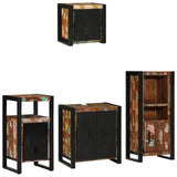 Bathroom Furniture Set 4 pcs Multicolour Solid Reclaimed Wood 3305637