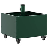 Parasol Base with Planter Green 45 x 45 x 45 cm Steel 42010367