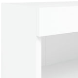 TV Cabinets with LED Lights 2 pcs White 80x30x30 cm 837142