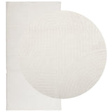 Rug IZA Short Pile Scandinavian Look Cream 100x200 cm 375439