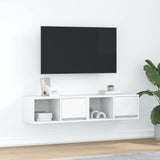 TV Cabinets 2 pcs White 60x31x25.5 cm Engineered Wood 861437