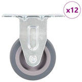 12 pcs Fixed Casters 50 mm 277812