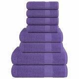 8 Piece Towel Set "FROGN" Purple 360 gsm 137070