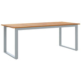 Garden Dining Table Grey 200 x 90 x 75 cm 4010597