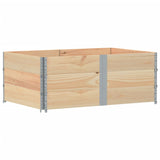 ZNTS Garden Planter 150x100 cm Solid Wood Pine 3295439