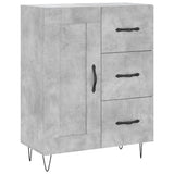 Highboard Concrete Grey 69.5x34x180 cm Engineered Wood 3190017