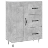Highboard Concrete Grey 69.5x34x180 cm Engineered Wood 3190017