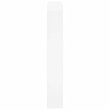 Shoe Cabinet with Mirror 3-Layer High Gloss White 63x17x102.5 cm 342637