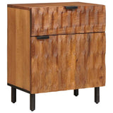 Bedside Cabinet Brown 50 x 33 x 60 cm Solid Mango Wood 4017908