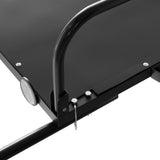 Bike Trailer Black 122x53x31 cm Iron 94201