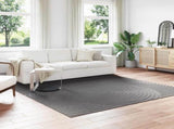 Area Rugs Square PALMERAS Anthracite 240 x 240 cm Polyester 42022618