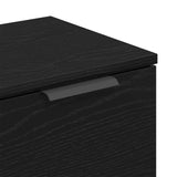 Sideboard 2 pcs Black Oak 60 x 30 x 70 cm Engineered Wood 3333073