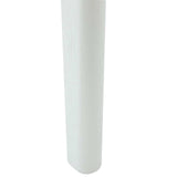 Dining Chair 2 pcs White and Brown Solid Rubber Wood 42020409