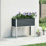 Garden Planter Anthracite 100x45x90 cm Steel 4008972