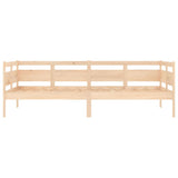 ZNTS Day Bed without Mattress Solid Wood Pine 90x200 cm 820297