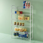 ZNTS Metaltex 6-Tier Shoe Rack Shoe 6 White 430405