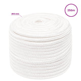 Multipurpose Utility Rope 14 mm 250 m White PP 1275 kg Max Load 3472820