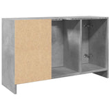 Sink Cabinet Concrete Grey 90x29x55 cm Engineered Wood 848125