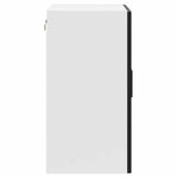 Kitchen Wall Cabinet with Glass Door Porto Black 854148