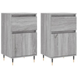 Sideboards 2 pcs Grey Sonoma 40x35x70 cm Engineered Wood 831145